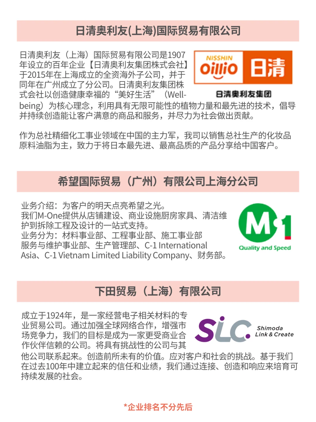 上海招聘会企业揭晓?快消&贸易抢先看