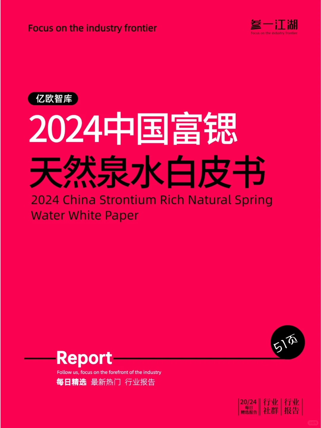 2024中国富锶天然泉水白皮书
