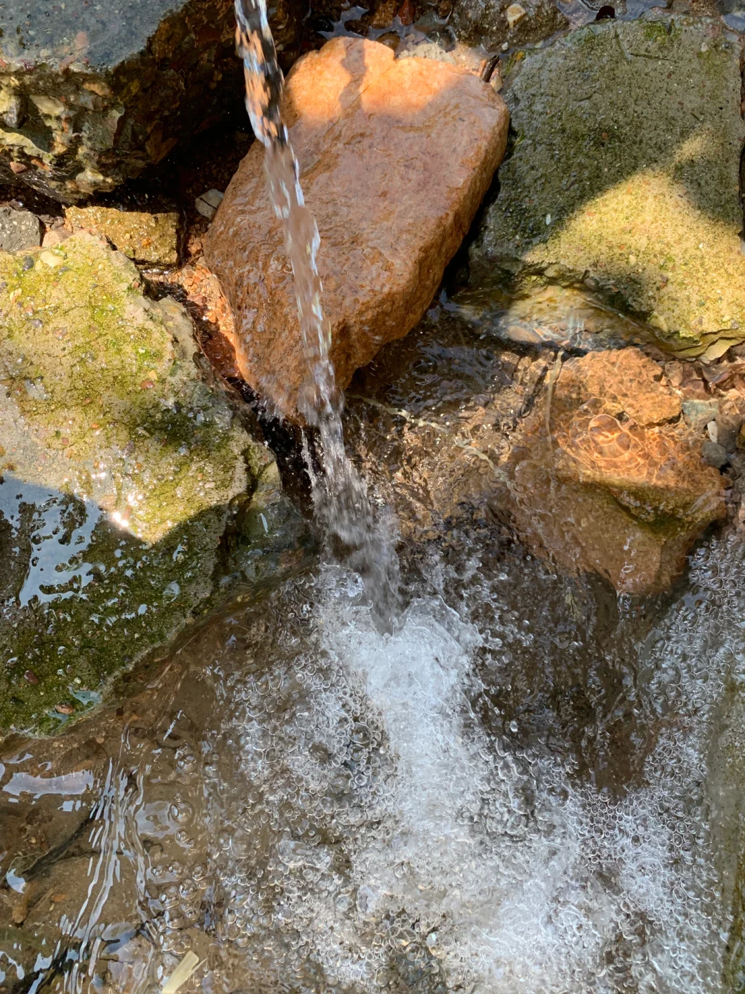 去郊区，一定要打甘甜的天然山泉水?回来