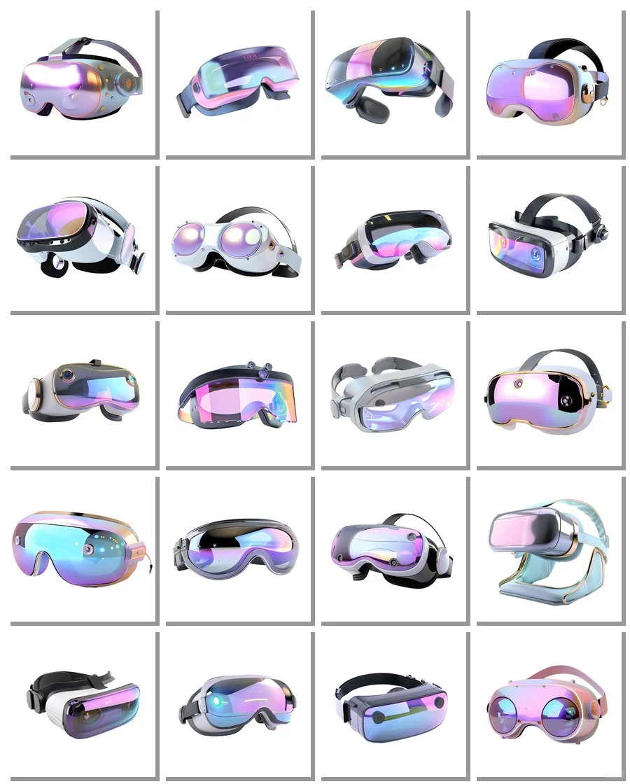 50张VR眼镜png素材,沉浸未来,视界无界