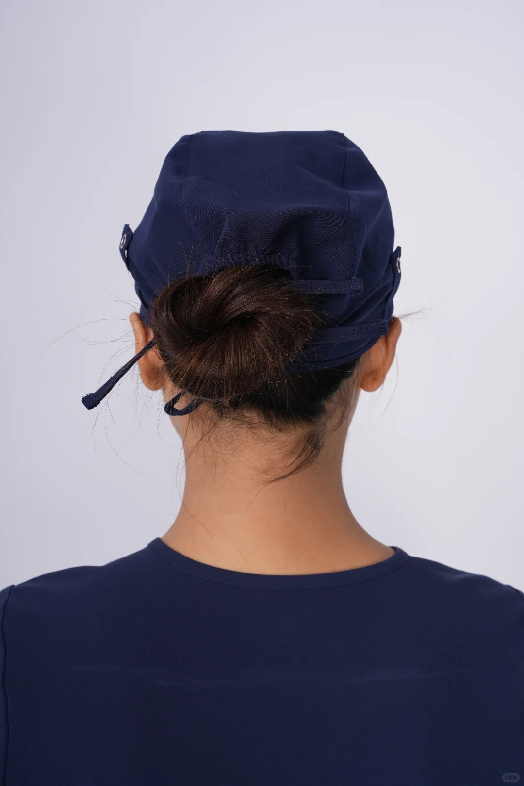藏青手术帽｜防勒耳+调节带的神仙细节！