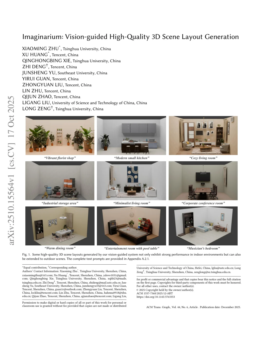 Imaginarium:视觉引导3D场景生成