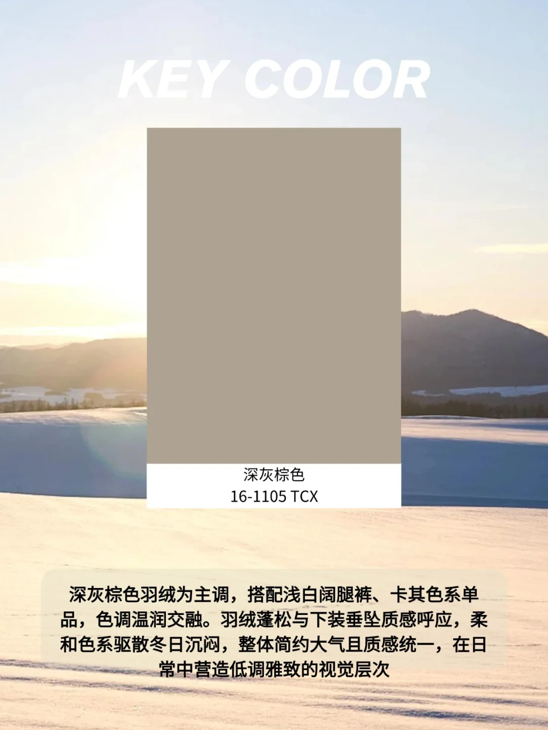 2026秋冬羽绒色彩趋势，一篇全搞定！?