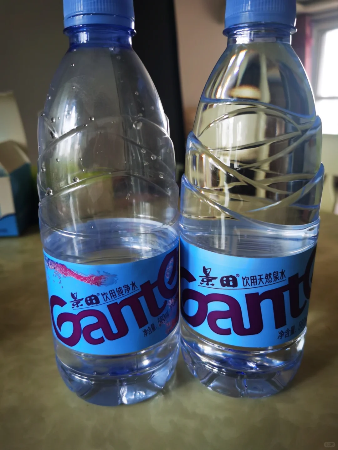 景甜饮用纯净水和引用天然泉水有什么区别？