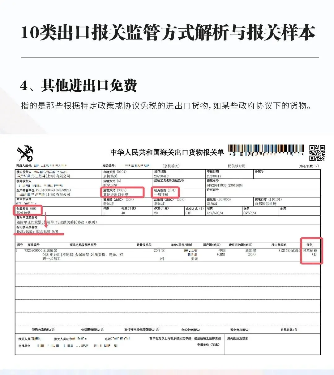 给大家分享10种报关方式