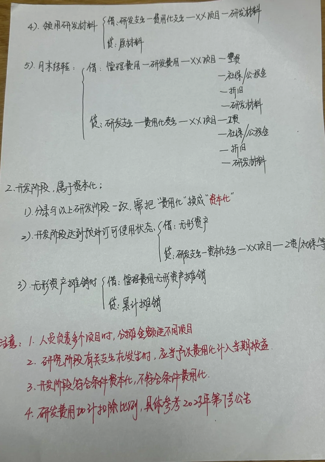 高新技术企业研发费用的归集和会计分录