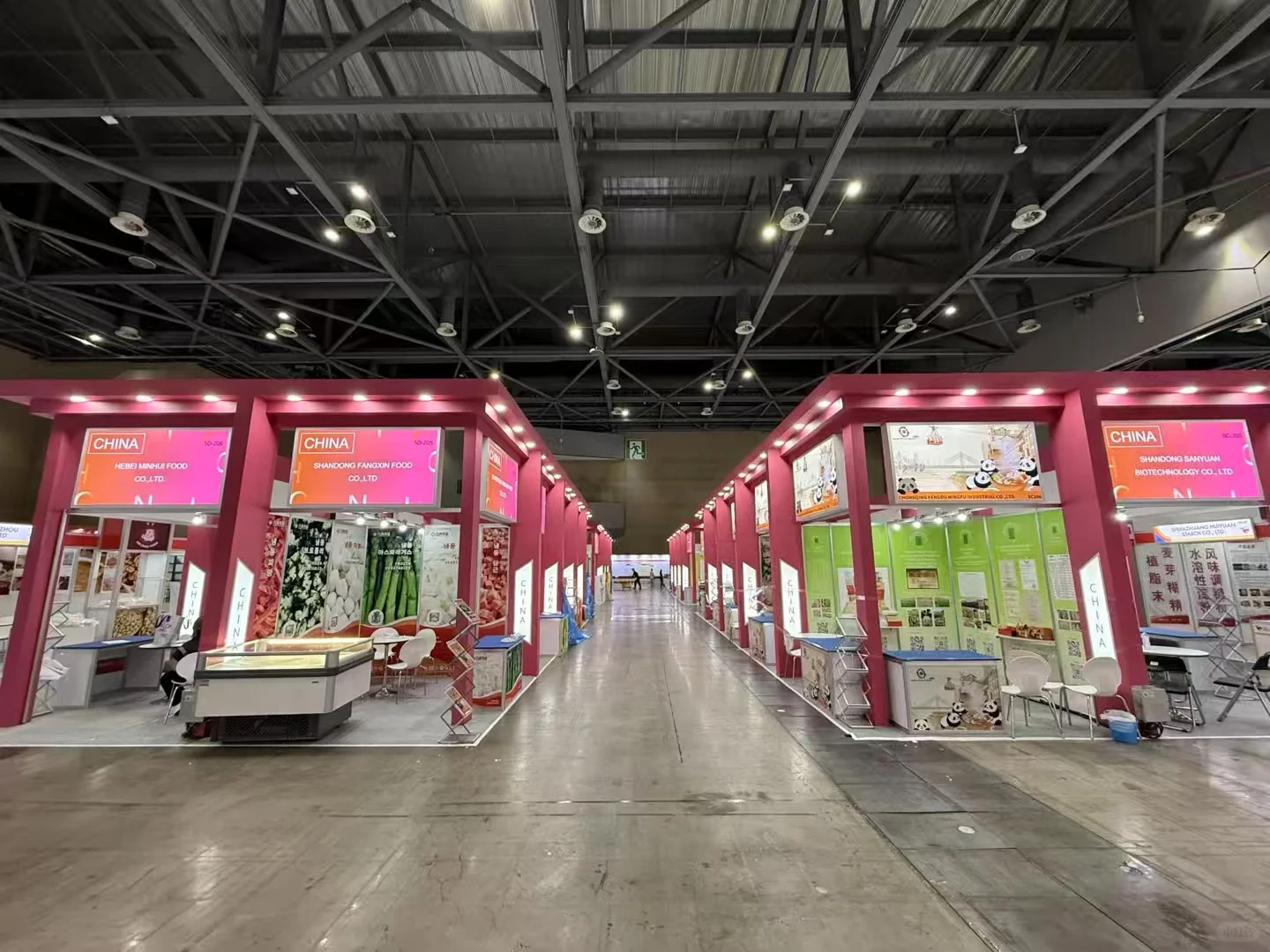 韩国食品展800 m²中国展团标摊升级案例