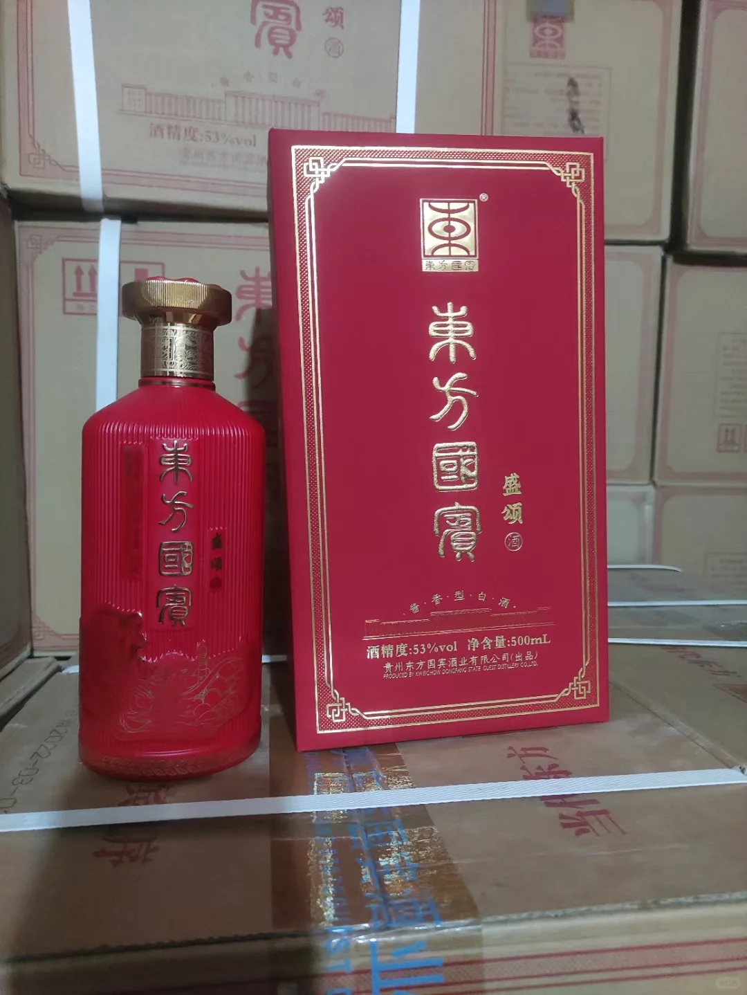 东方国宾盛颂，53度500毫升酱香型白酒，性价