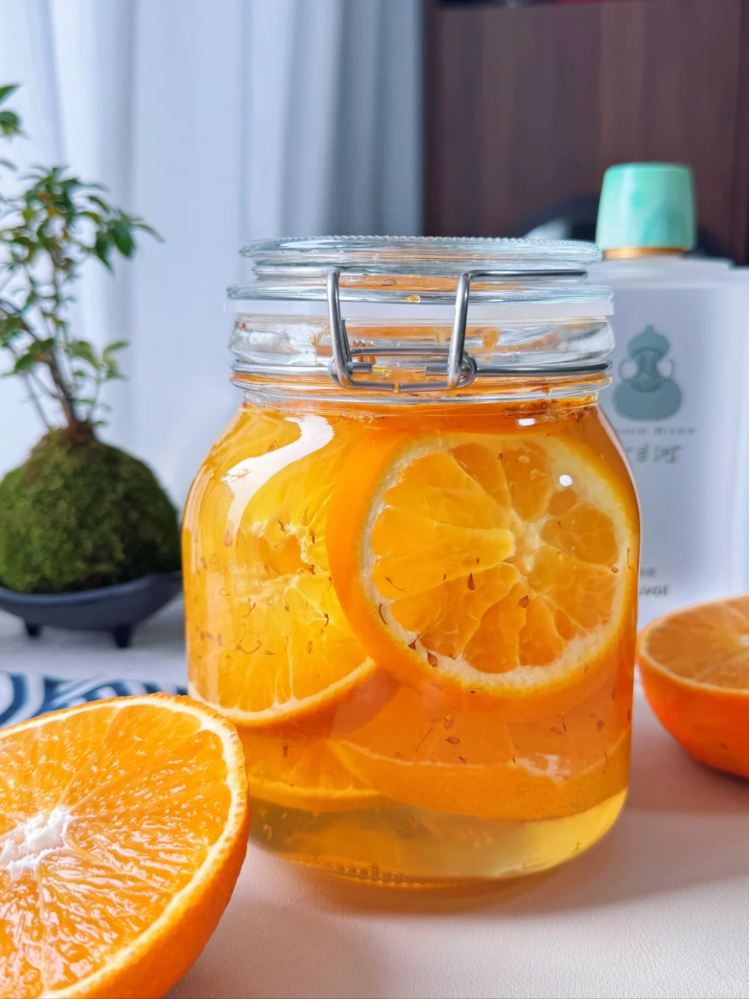 封神了我的天,桂花香橙泡酒简直太美丽了~