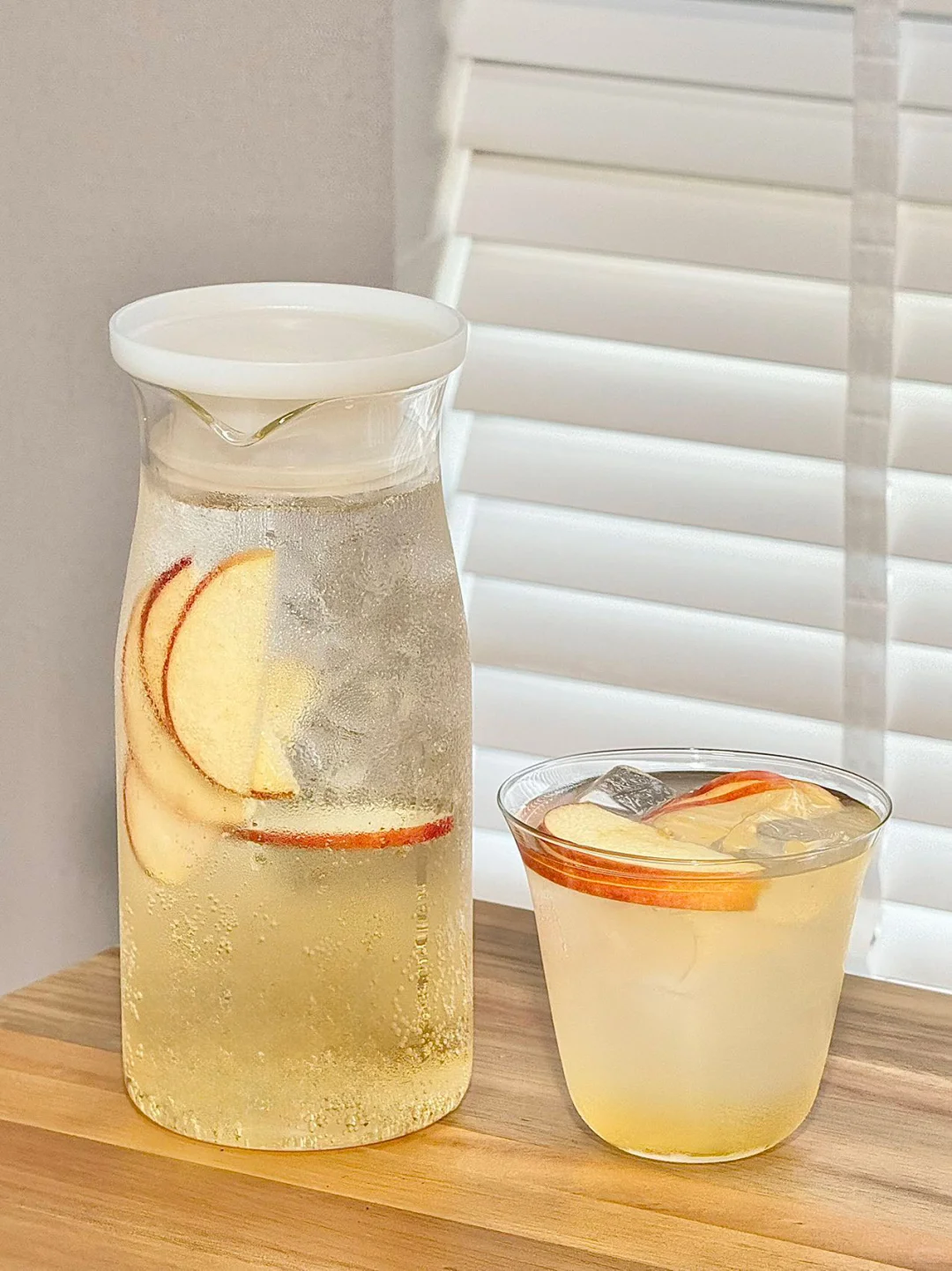 跟风做的苹果冰茉莉！真的好好喝啊！！