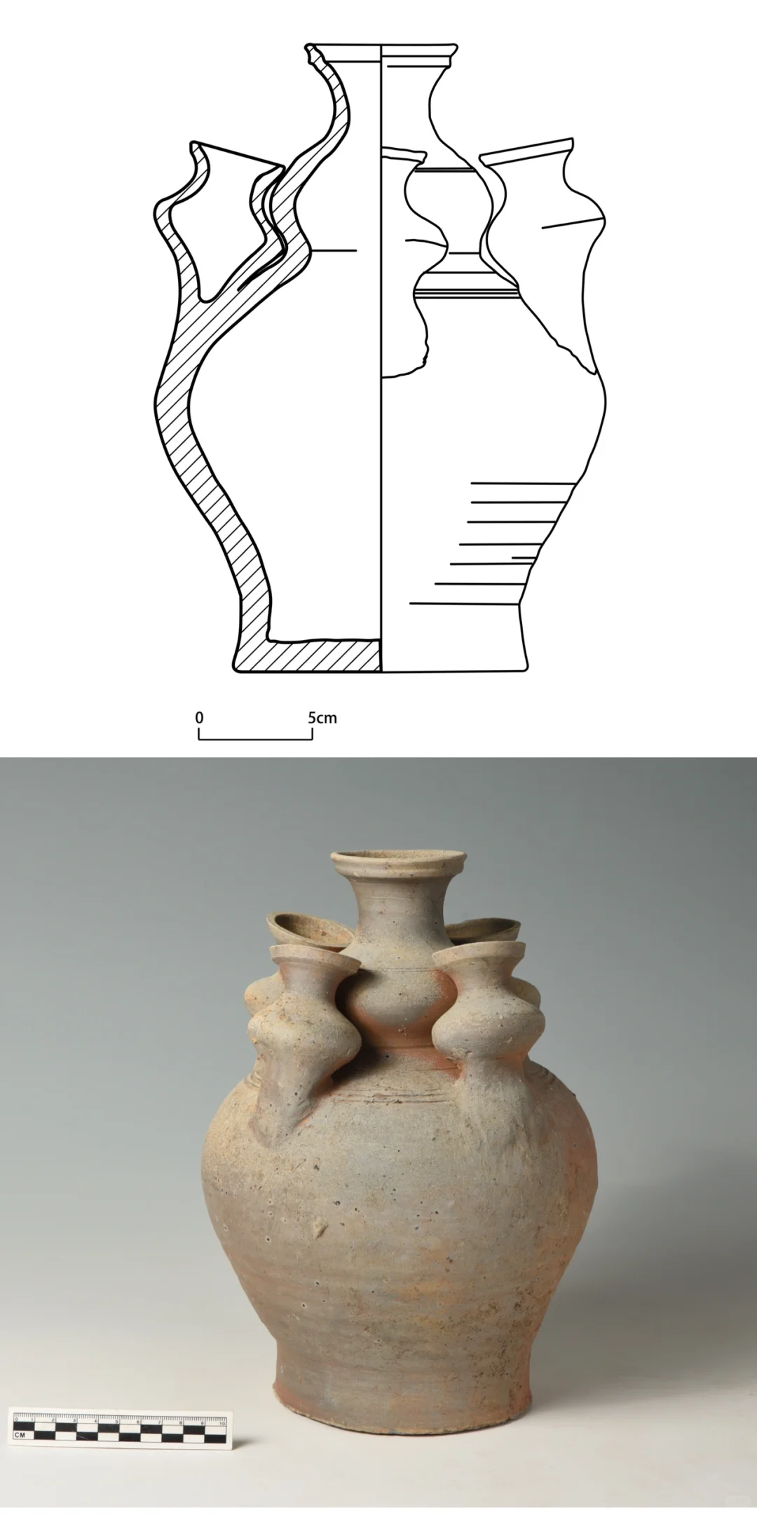 文物标本三维扫描-建模-切片-线稿图全流程