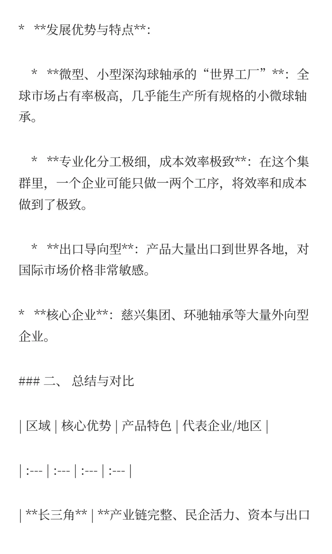 轴承生产的国内分布情况，各个区域的发展优