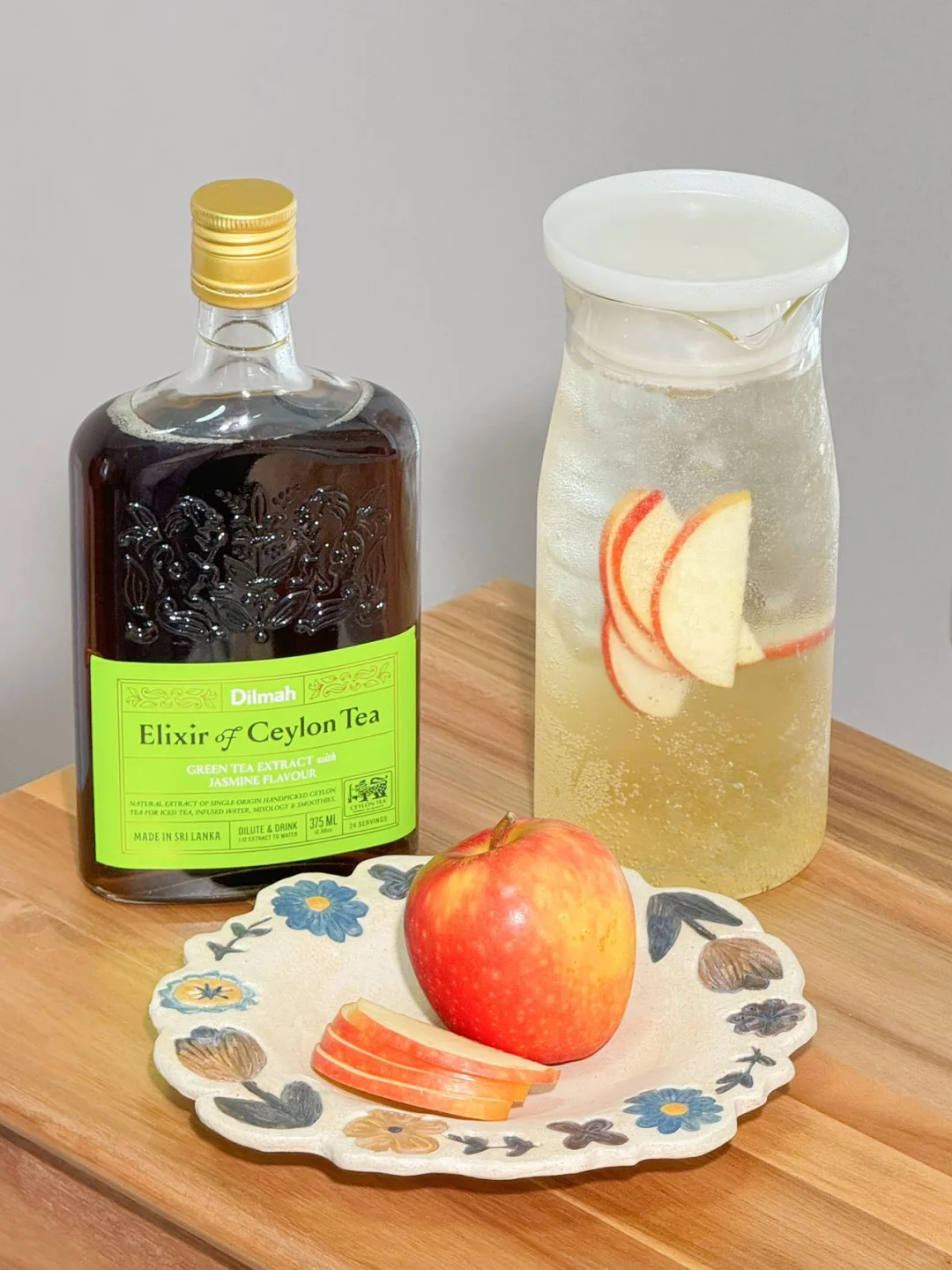 跟风做的苹果冰茉莉！真的好好喝啊！！