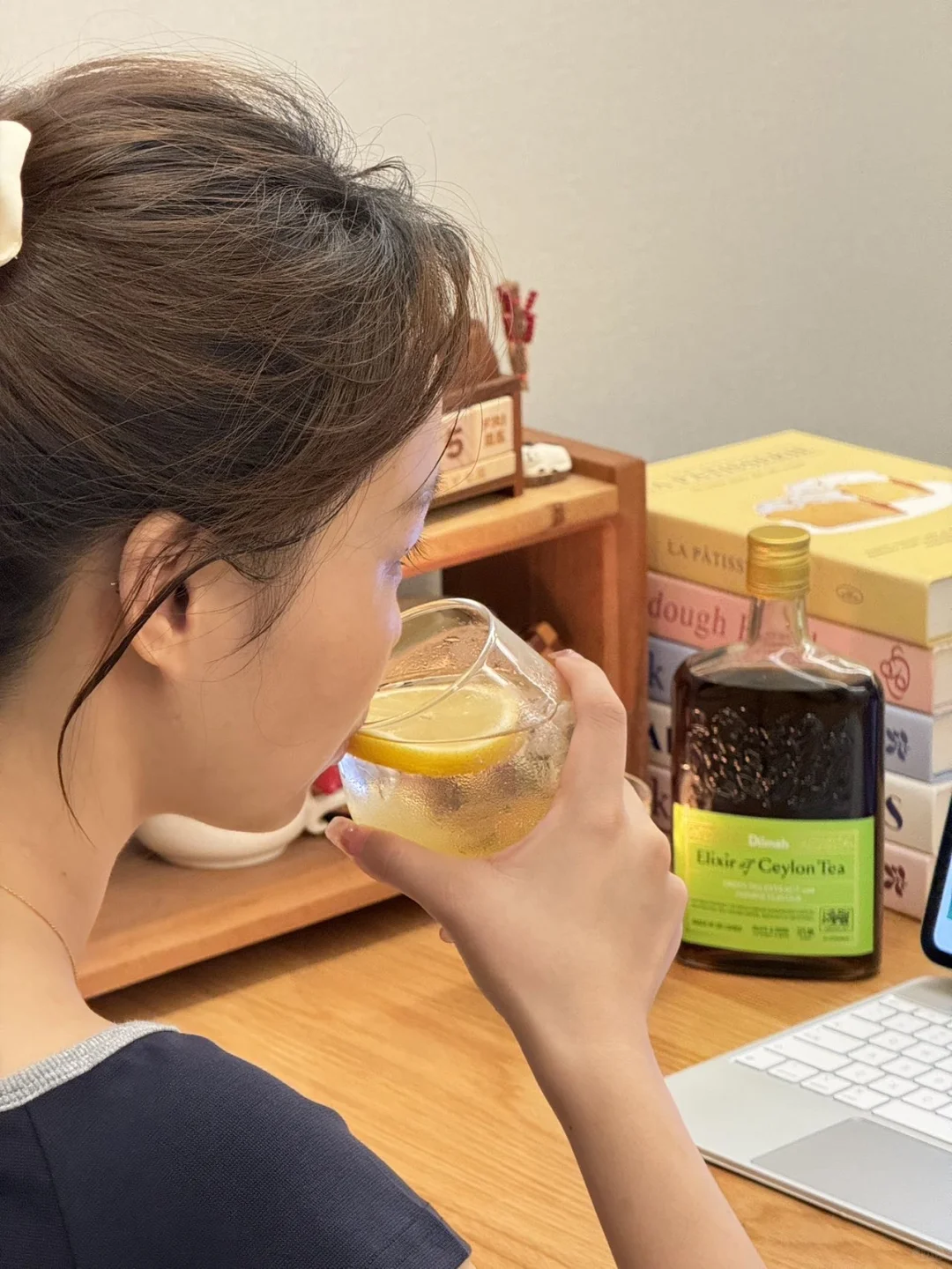 跟风做的苹果冰茉莉！真的好好喝啊！！