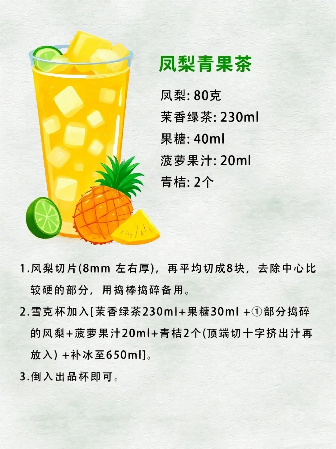 炎炎夏天，适合在家自制的饮品，水果茶配方