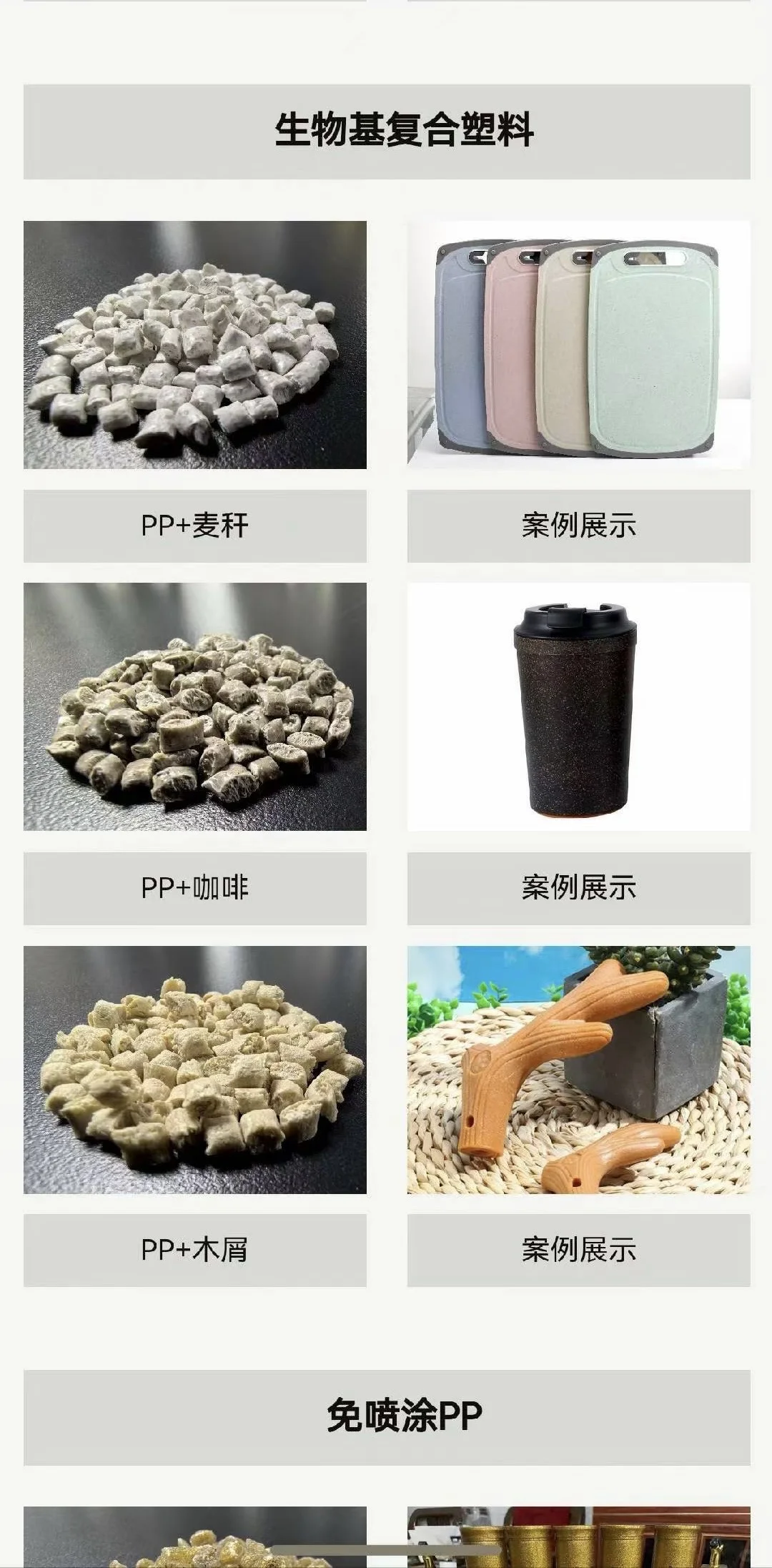 生物基材料,PP小麦秸秆塑料厂家