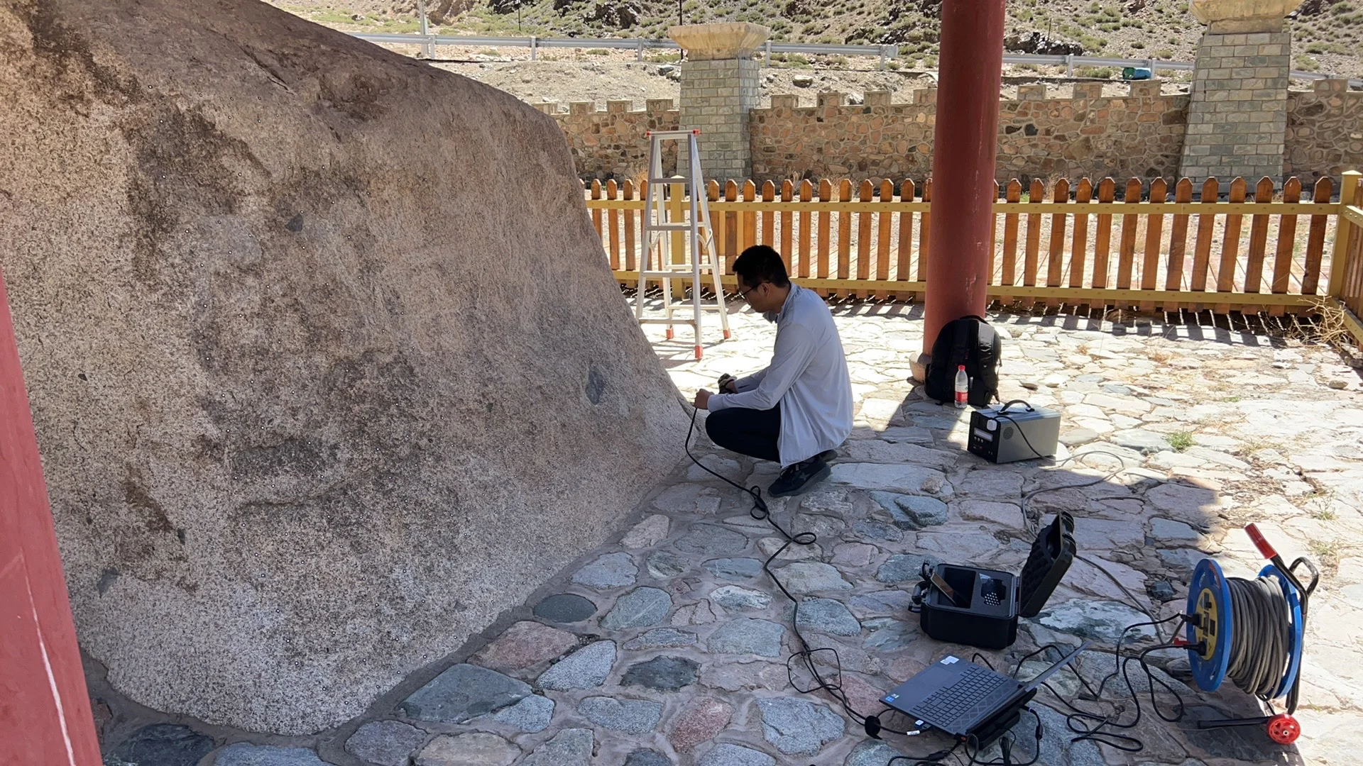 石碑石刻三维扫描，制作数字拓印。