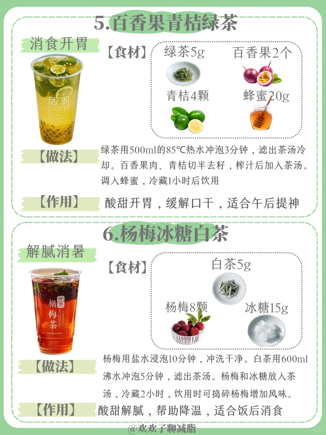 夏日必喝！8款清爽水果茶，解暑又提神?好喝