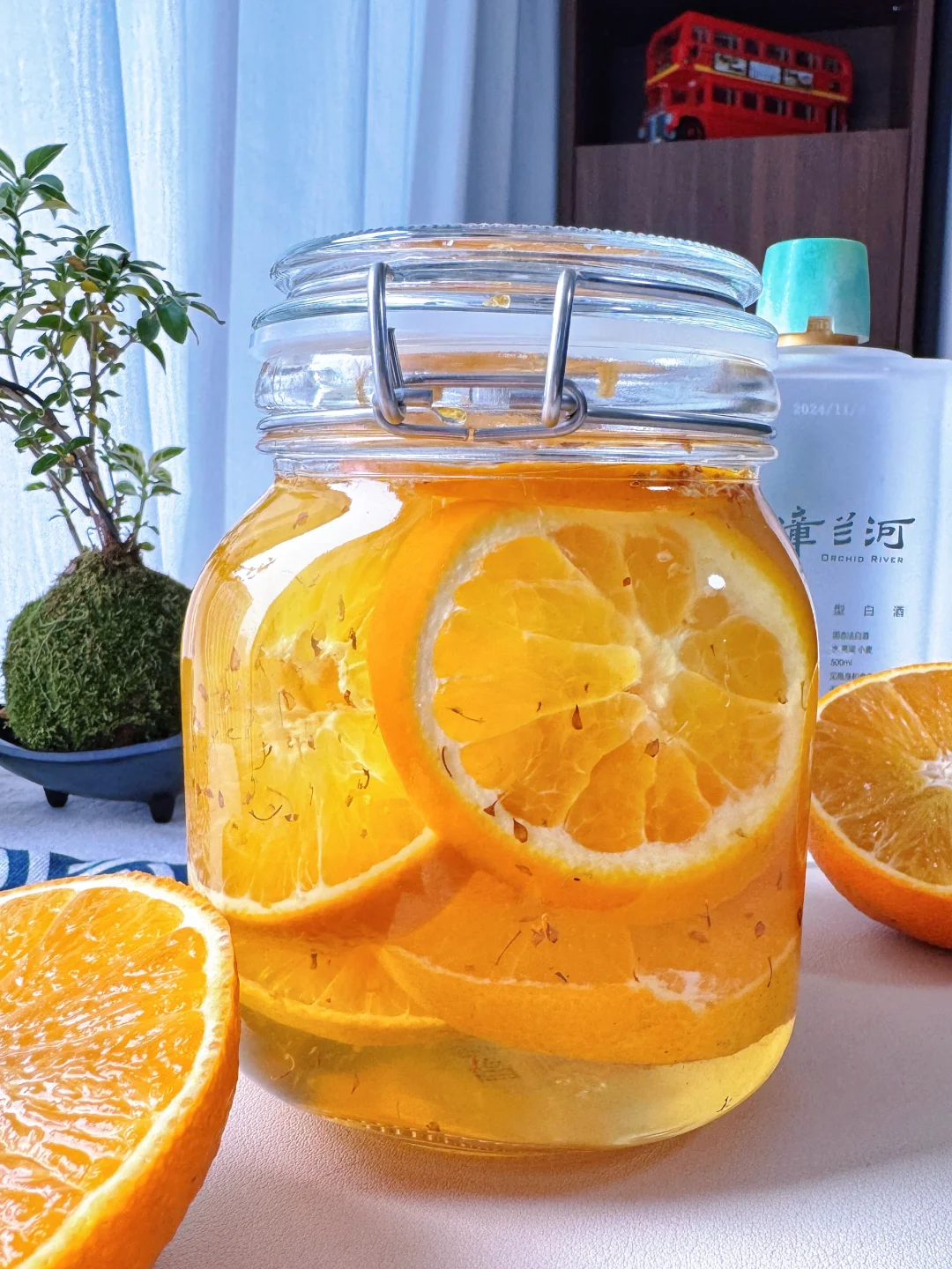 封神了我的天,桂花香橙泡酒简直太美丽了~