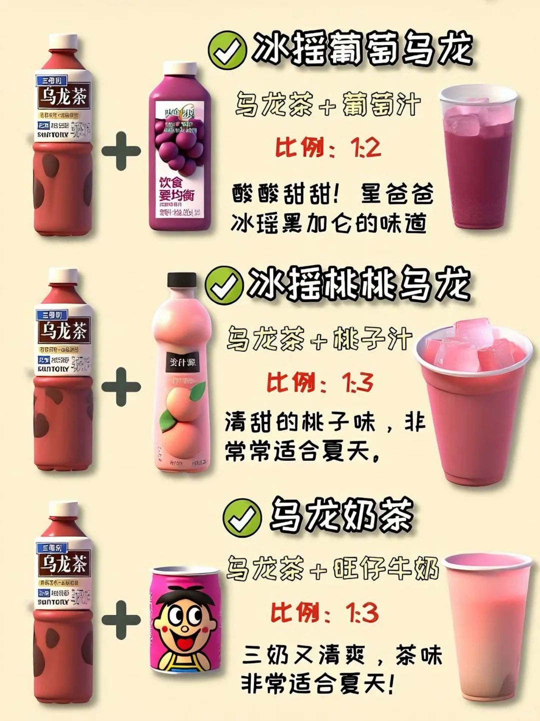 自制饮品公式，在家实现饮品自由