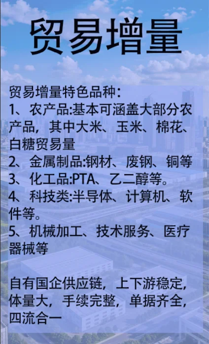 贸易增量特色品种