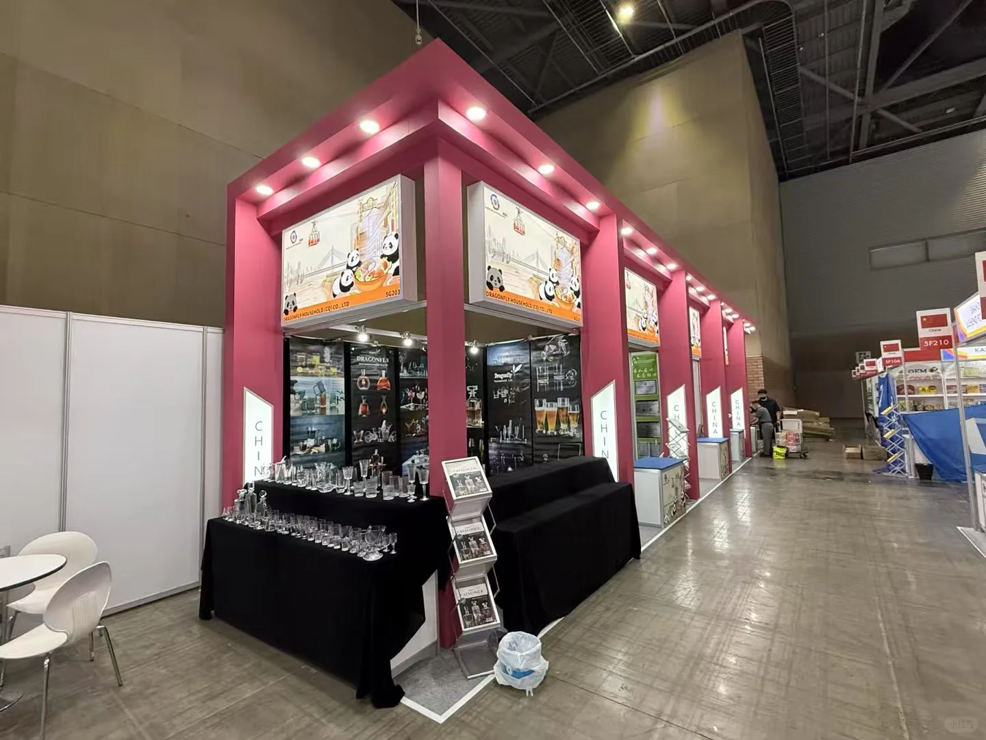 韩国食品展800 m²中国展团标摊升级案例