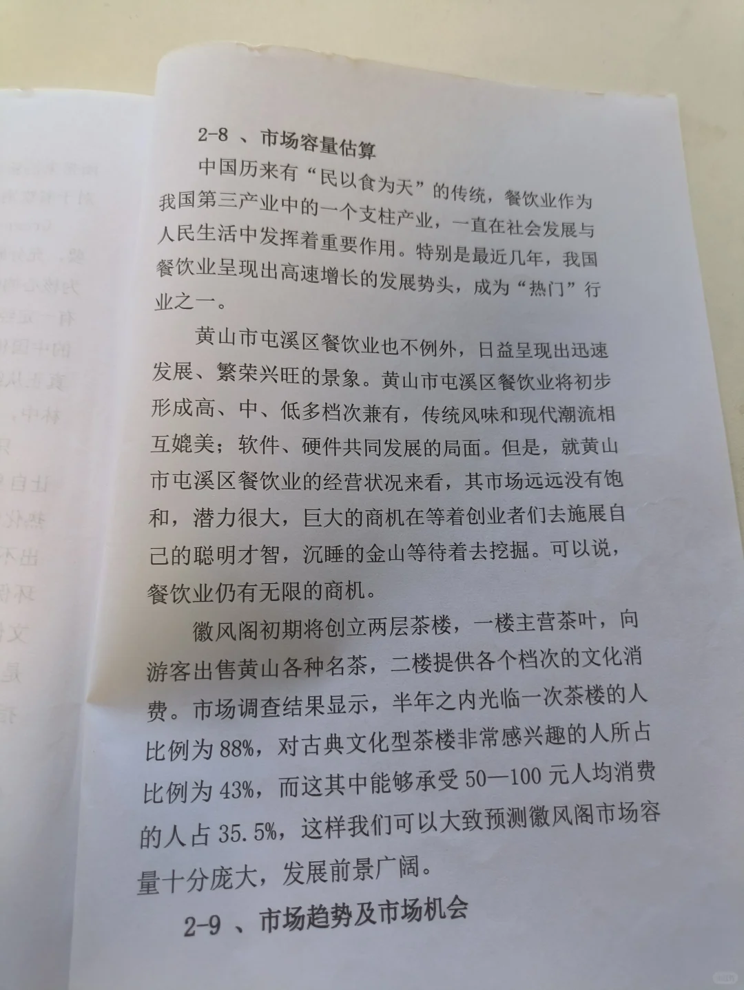 茶文化创业计划书