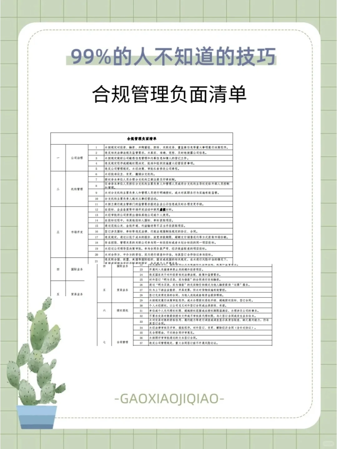 企业合规管理：国企的潜规则大公开！?