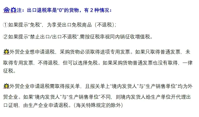出口货物报关退税政策详解