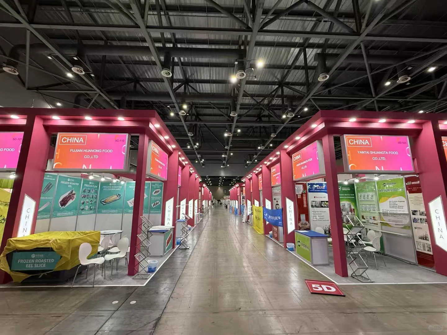 韩国食品展800 m²中国展团标摊升级案例