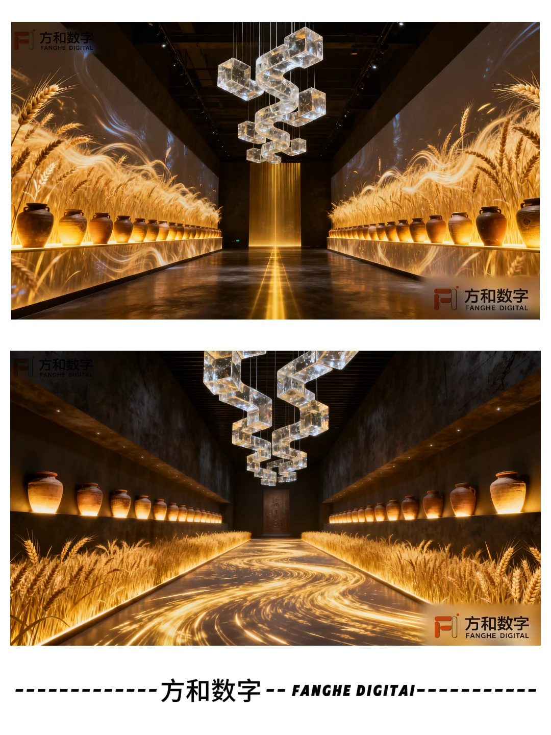 展厅策划设计施工!白酒展厅别只摆酒瓶!