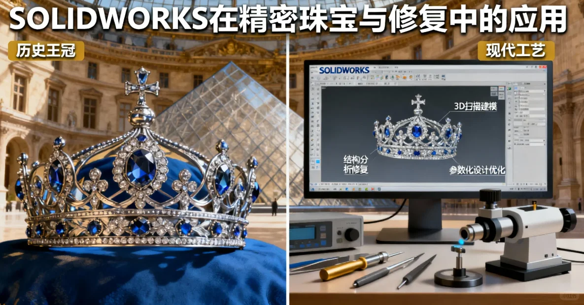 SOLIDWORKS在精密珠宝与修复中的应用