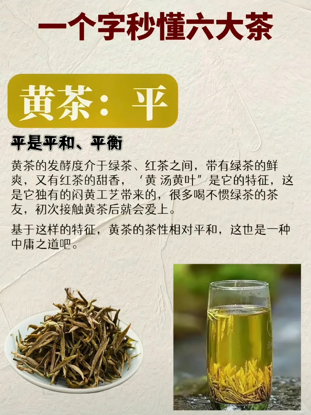 一个字秒懂六大茶类，小白速进！
