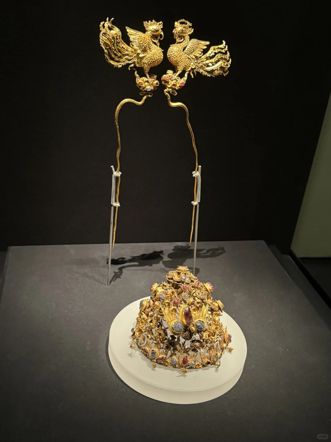 湖北省博物馆文物~ 明代金凤簪