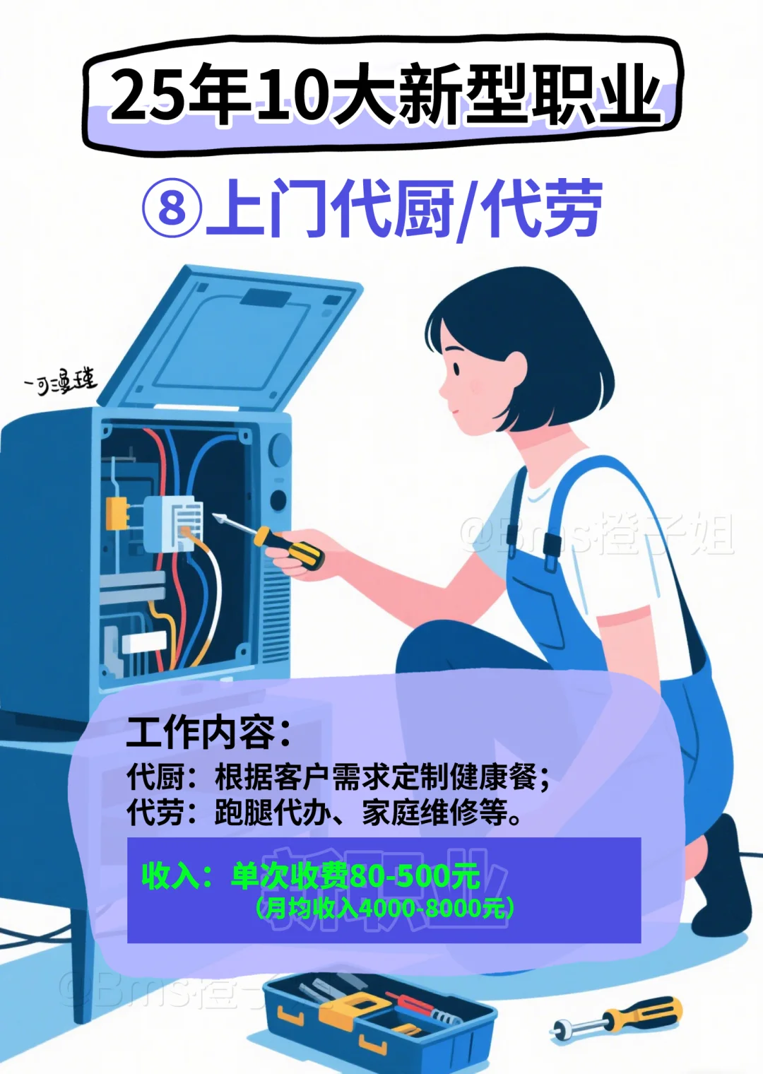 2025年10大新型职业，不上班也能赚钱