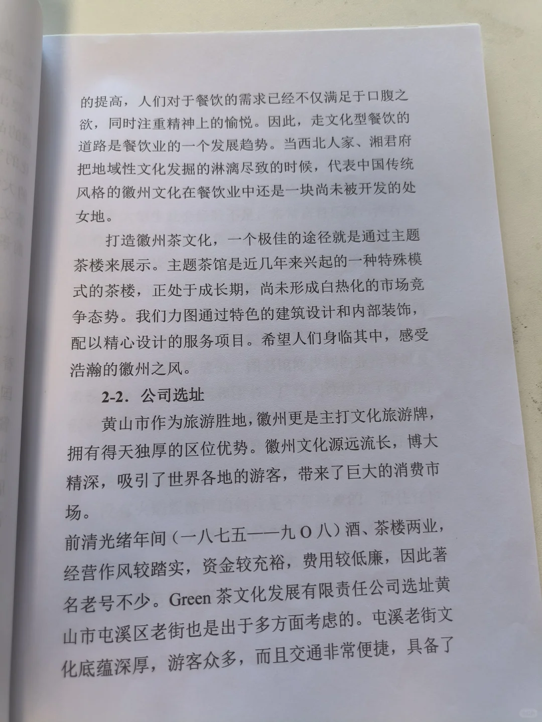 茶文化创业计划书