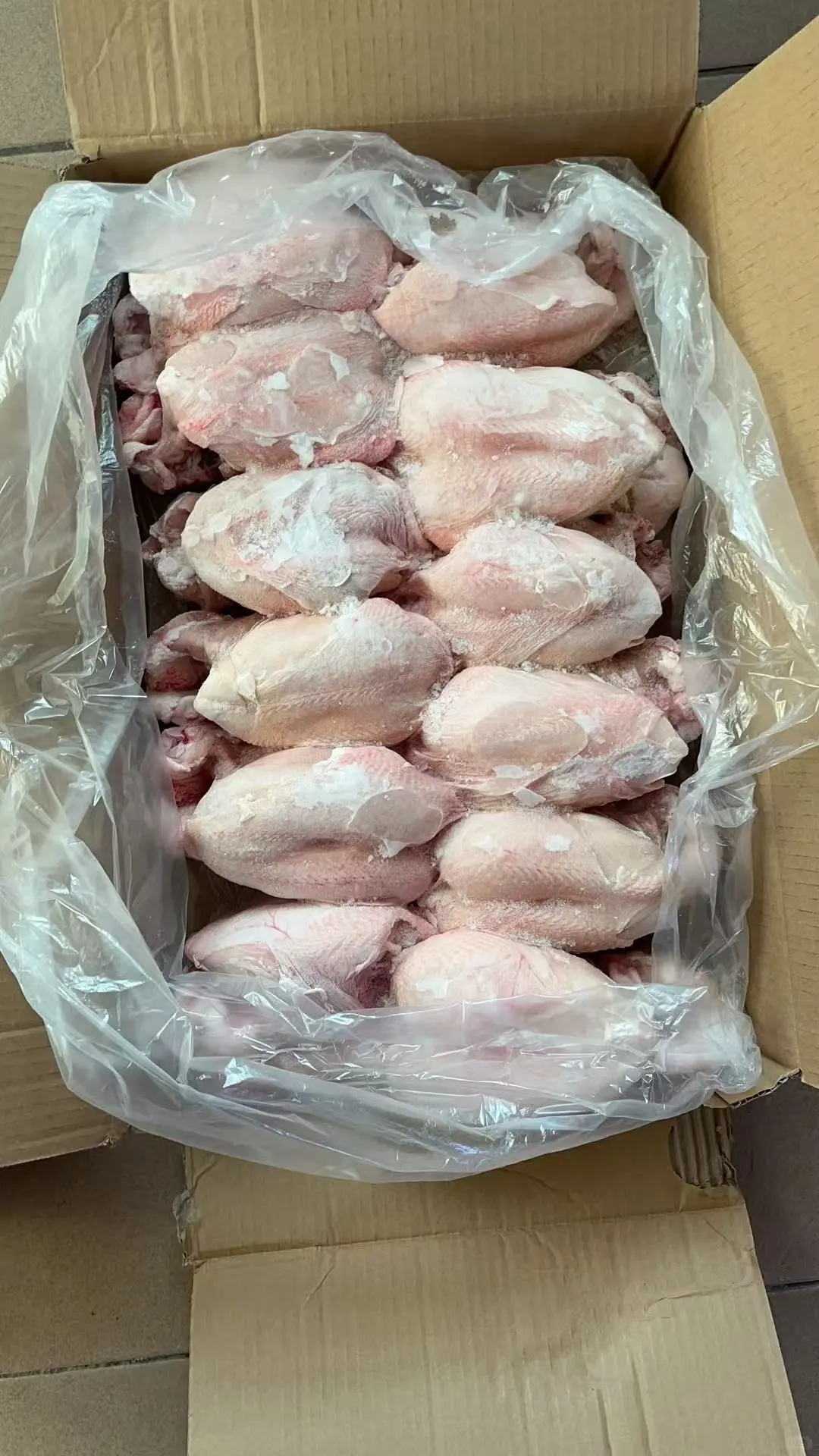 出口鸡腿，客户工厂验货.export chicken