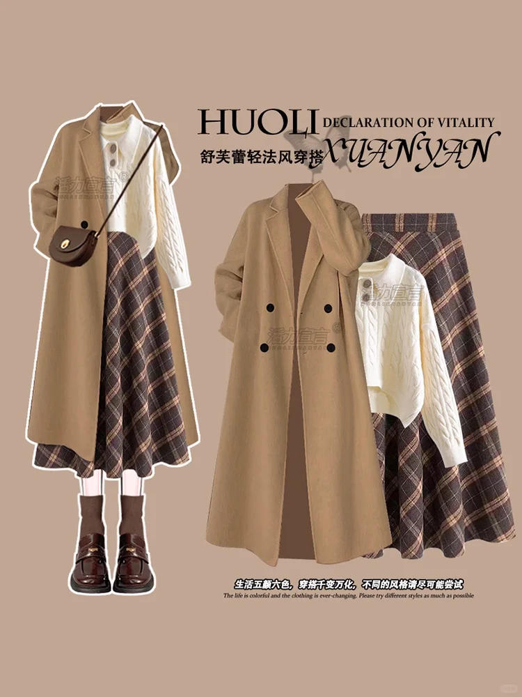 ?秋冬氛围感穿搭｜驼色大衣太绝了啊啊啊