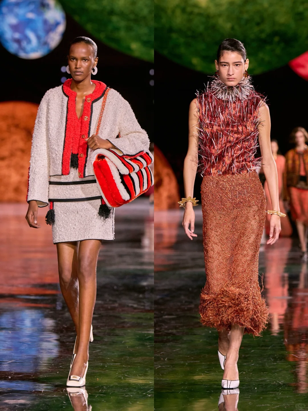 “有原始张力的罂粟红”|CHANEL 2026 春夏