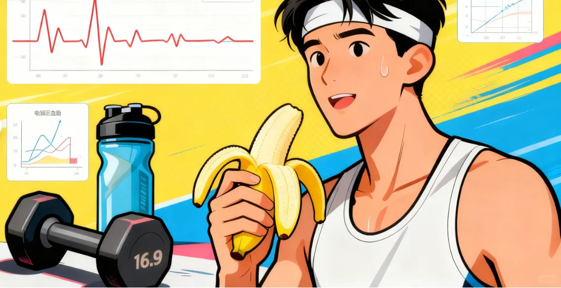 今日水素：运动后，优选香蕉