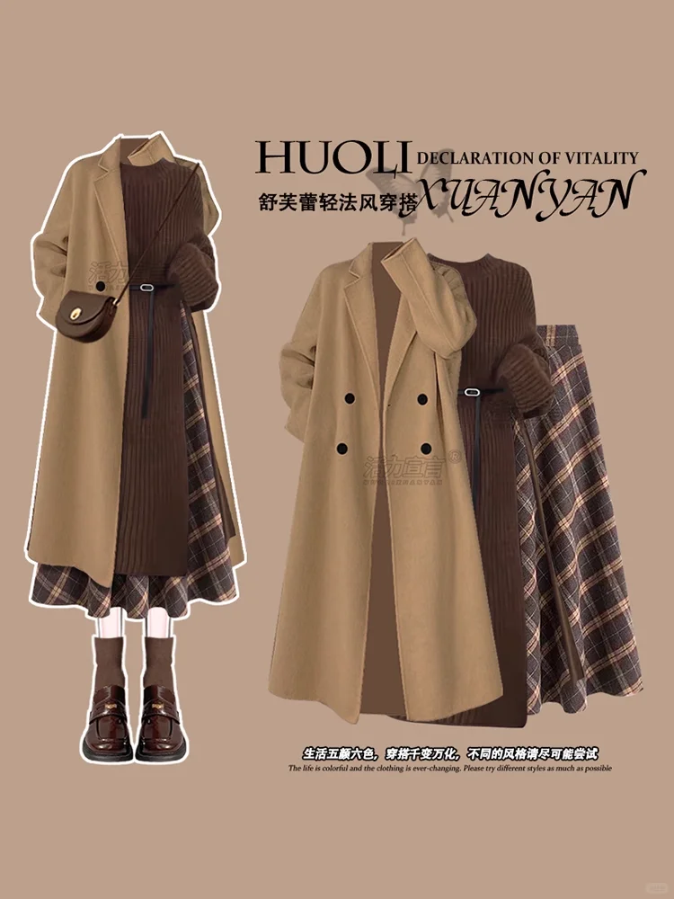 ?秋冬氛围感穿搭｜驼色大衣太绝了啊啊啊
