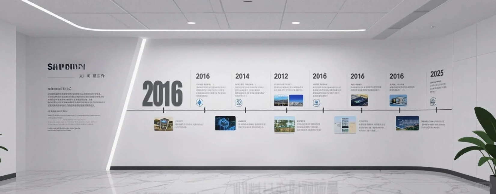 企业发展历程文化墙