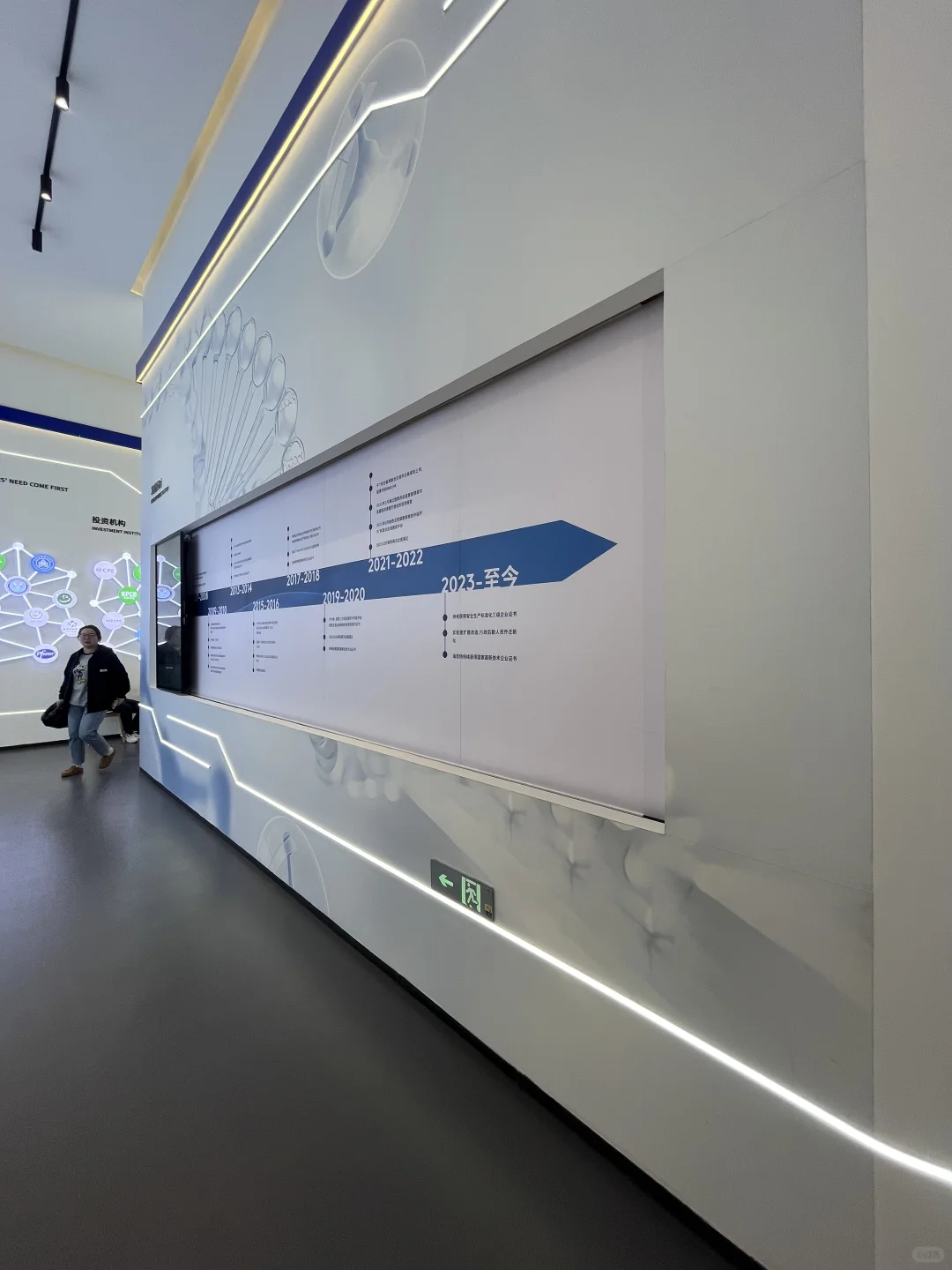 太赞了吧?发展历程墙这样做简直不要太好看了