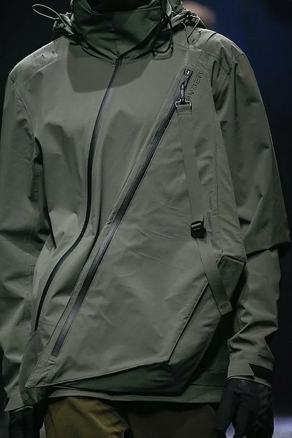 绿色机能风穿搭设计，把“硬核户外”穿成时尚～