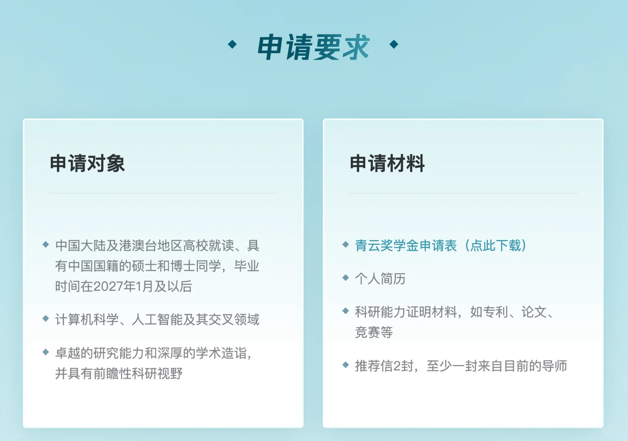 大厂在人工智能奖学金方面也很卷啊