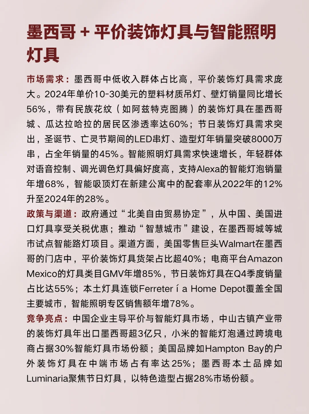 下个外贸风口就是做：拉美+灯具