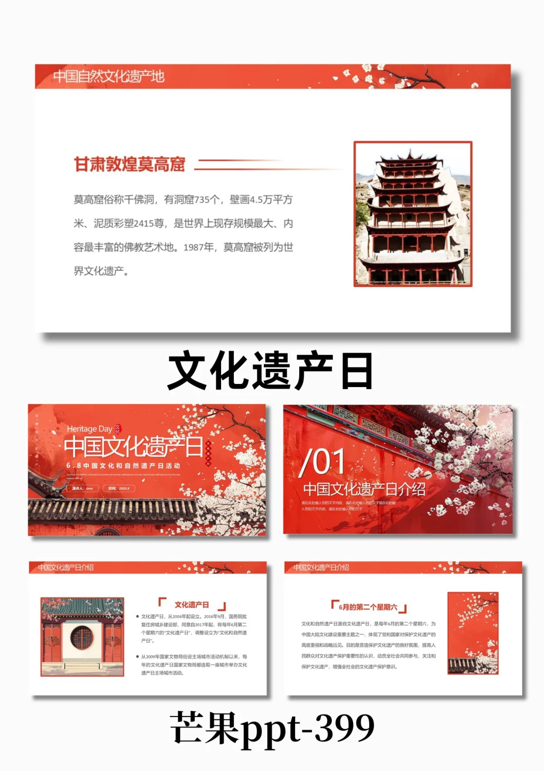 中国文化和自然文化遗产日活动