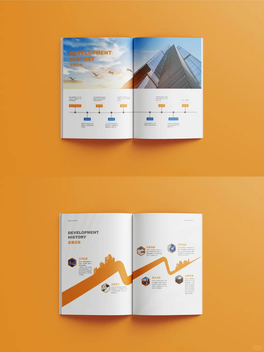 ?公司发展历程这样做！