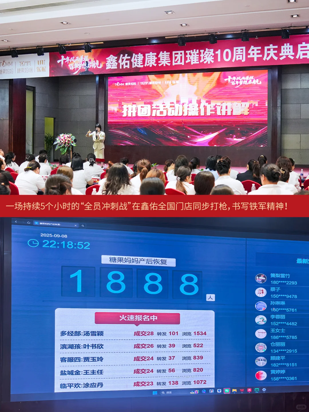 现场直击|鑫佑健康集团璀璨十周年庆典大会