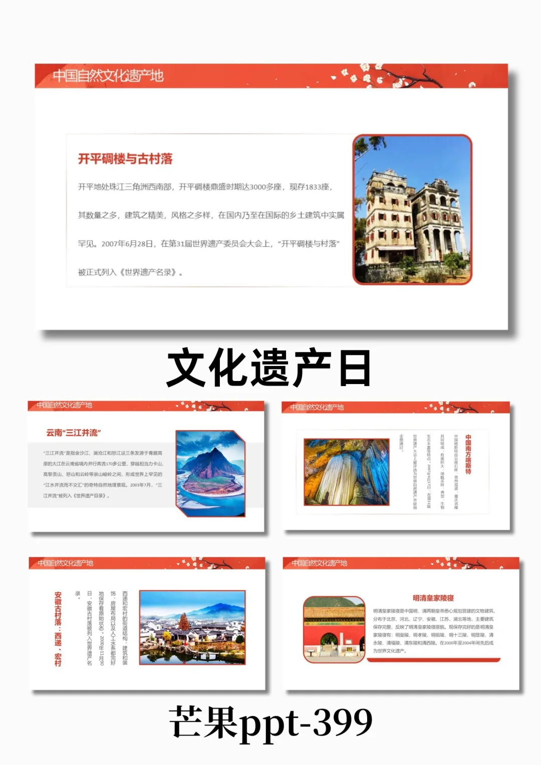 中国文化和自然文化遗产日活动